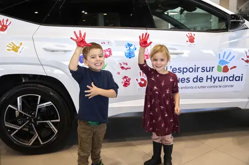 Hyundai Hope on Wheels makes $200,000 donation to bolster the fight against childhood cancer in Quebec