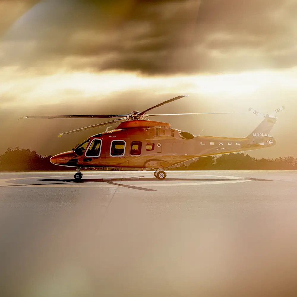Lexus mobility moves to the air with new helicopter service 1