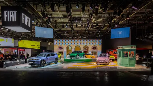 FIAT brings a modern Italian Piazza to the Paris Motor Show