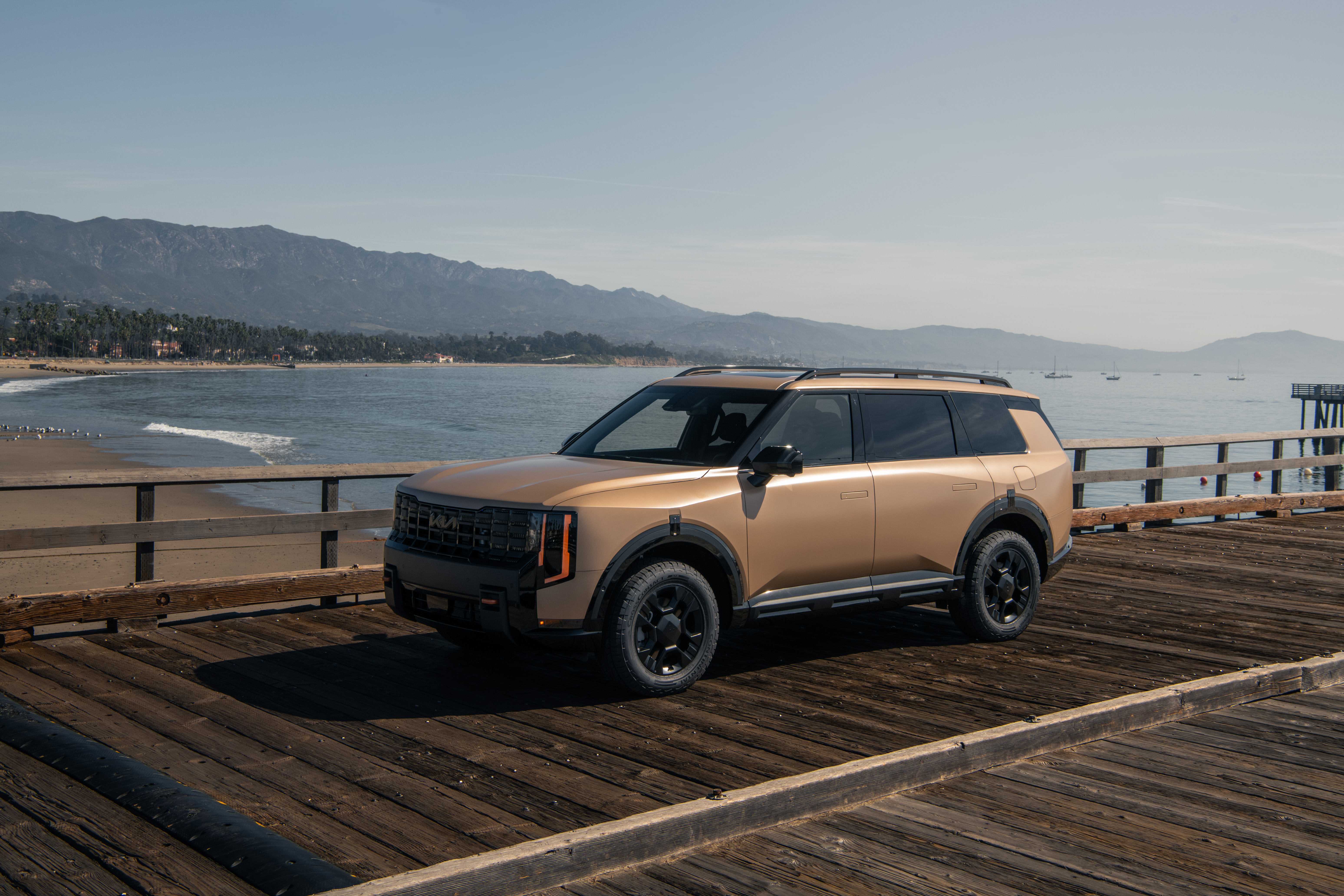 The all-new 2027 Kia Telluride Hybrid meets the Pacific Coast while Telluride X-Pro tackles the trail